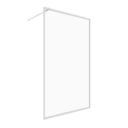 Walk-IN Glas-Duschwand 120 x 200cm, Duschabtrennung mit barrierefreiem Einstieg 