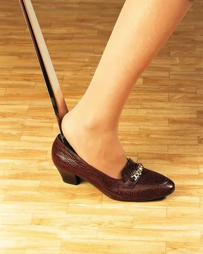"Schuhlöffel Set, 2 teilig - extra lange Schuhanzieher image"