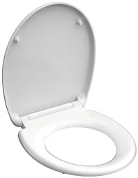 Duroplast WC-Sitz WHITE, mit Absenkautomatik und Schnellverschluss